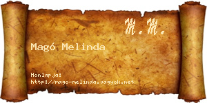 Magó Melinda névjegykártya